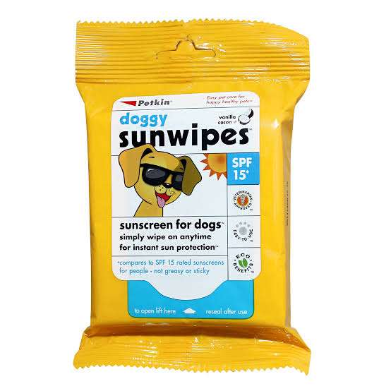 Petkin doggy sunwipes