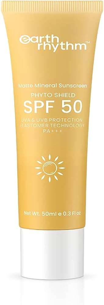 Earth Rhythm PhytoShield Matte Mineral Sunscreen SPF 50 PA++++