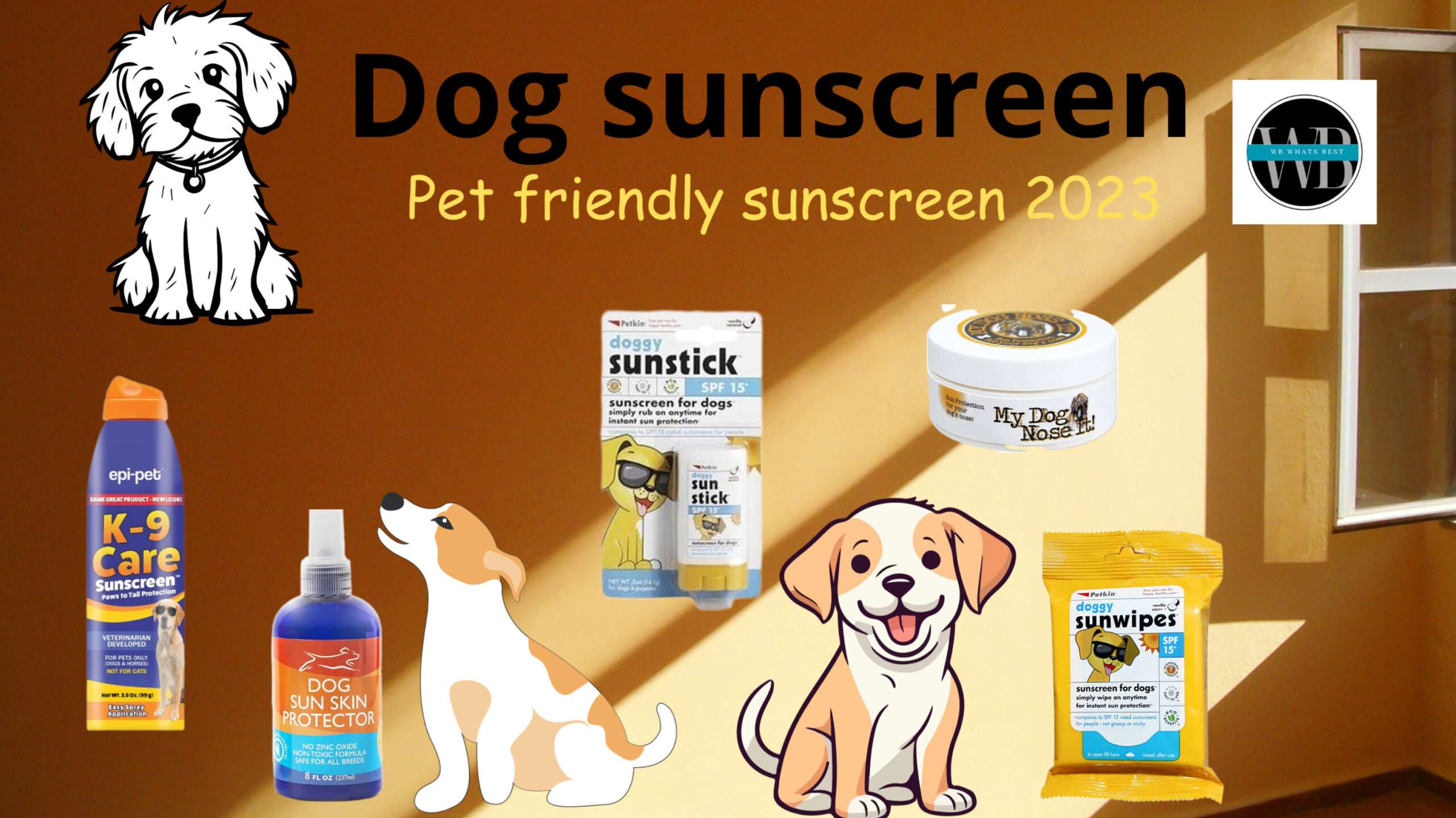 Dog sunscreen