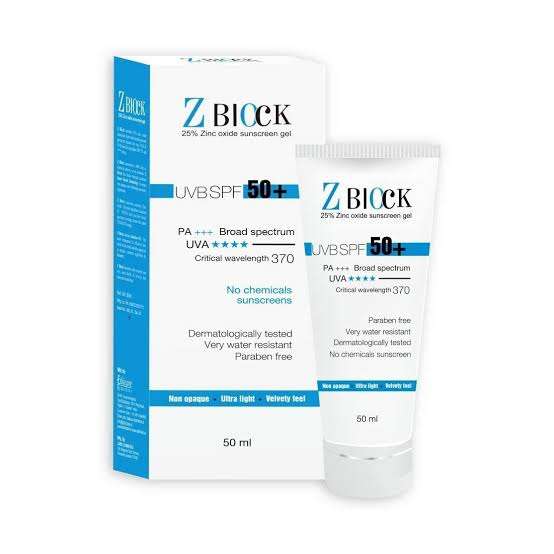  Z Block 25% Zinc Oxide Sunscreen Gel SPF 