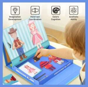 magnetic dressing toy