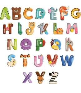 magneticanimal theme alphabets