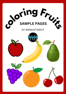 fruits coloring pages