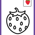 strawberry coloring page