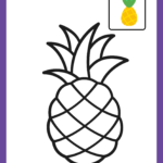 pineapple coloring page
