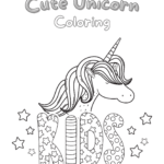unicorn coloring pages for kids