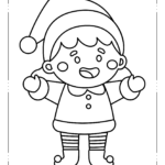 Joyful Christmas coloring page