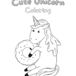 unicorn coloring pages for kids