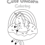 baby unicorn coloring pages