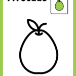 pear coloring page