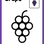 grapes coloring page