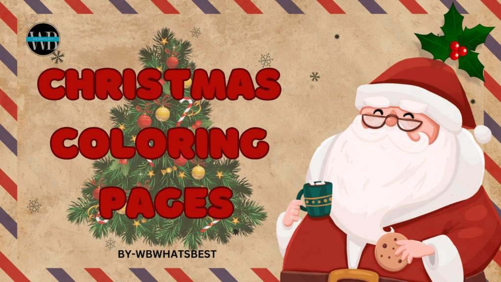 CHRISTMAS COLORING PAGES