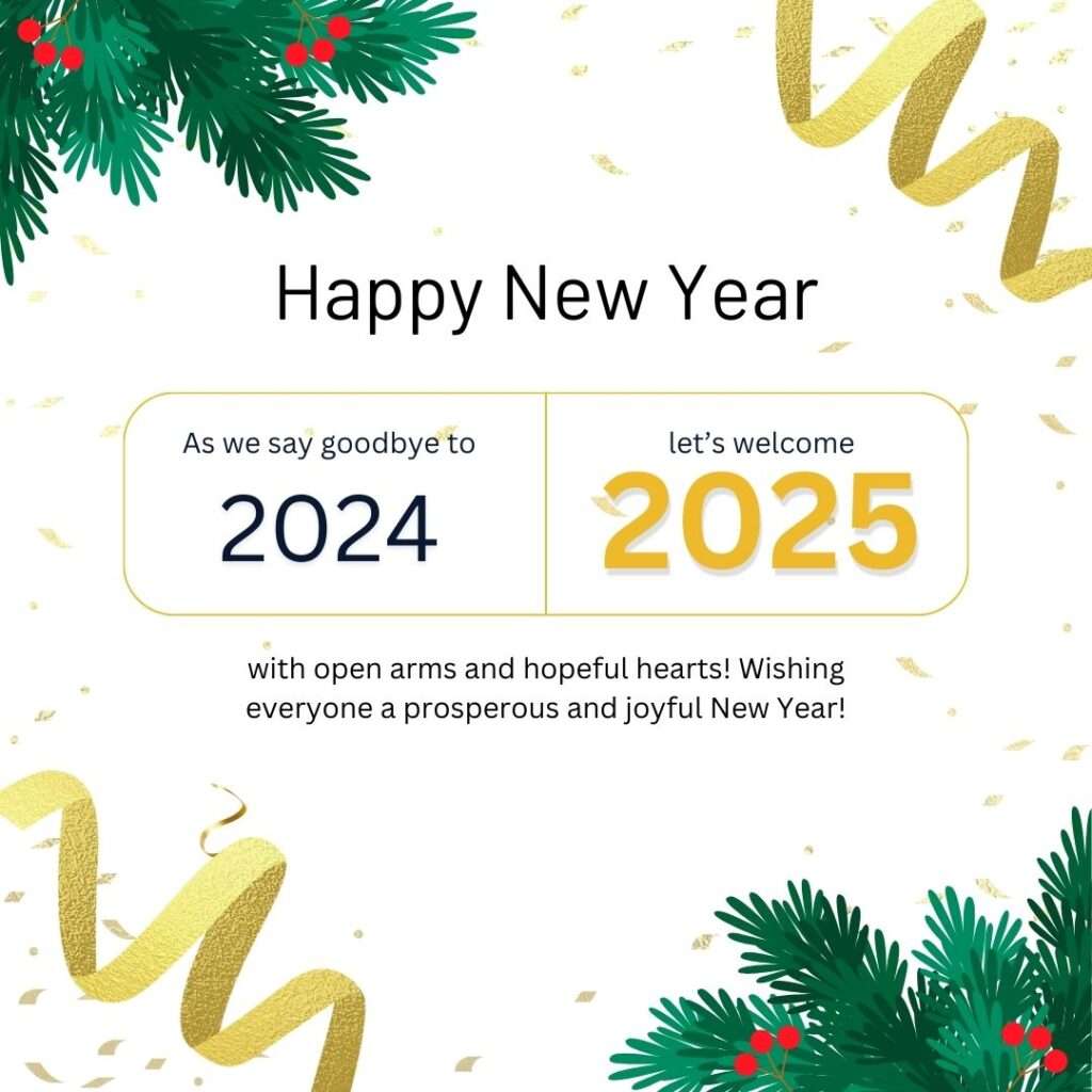 Happy new year 2025 wishes